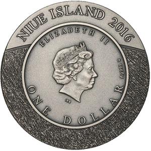 Niue / Silver Ounce 2016 Black Puma - obverse photo