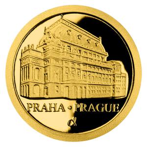 Niue / Gold Half Gram 2018 Prague - National Theatre - reverse photo