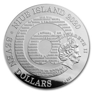Niue / Silver Three Ounces 2020 Matrix Art - Golden Tears - obverse photo