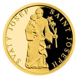 Niue / Gold Half Gram 2020 Saint Joseph - reverse photo