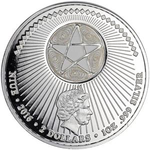 Niue / Silver Ounce 2016 Three Wise Men - Five Pointed Star - obverse photo