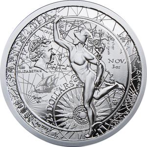 Niue / Silver Three Ounces 2014 Fortuna Redux - obverse photo