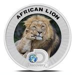 Silver One and a Half Ounce 2016 Discovery - Lion: Photo Coin, Niue, Silver One and a Half Ounce Discovery - Lion / thumbnail