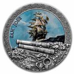 Silver Two Ounces 2022 Shipwrecks in History - San Jose: Photo Coin, Niue, Silver Two Ounces 2022 Shipwrecks in History - San Jose / thumbnail