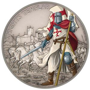 Niue / Silver Ounce 2017 Warriors of History - Knights Templar - obverse photo