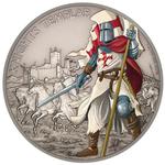 Silver Ounce 2017 Warriors of History - Knights Templar: Photo Coin, Niue, Silver Ounce 2017 Warriors of History - Knights Templar / thumbnail