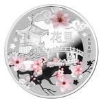 One Dollar Silver 2025 Cherry Blossoms: Photo Coin, Niue, One Dollar Silver 2025 Cherry Blossoms / thumbnail