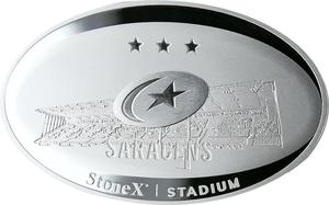 Niue / Silver Two Ounces 2011 Saracens - StoneX Stadium - reverse photo