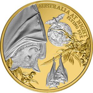 Niue / Gold Ounce 2023 Australia at Night - Flying Fox - reverse photo