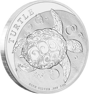 Niue / Silver Five Ounces 2023 Hawksbill Turtle - reverse photo