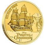 Gold Ounce 2021 Pirates of the Caribbean - The Black Pearl: Photo Coin, Niue, Gold Ounce 2021 The Black Pearl / thumbnail