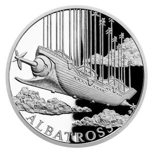 Niue / Silver Ounce 2018 Airship Albatross - reverse photo