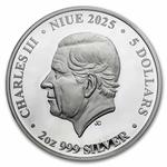 Silver Two Ounces 2025 Green Sea Turtle: Photo Coin, Niue, Silver Two Ounces 2025 Green Sea Turtle / thumbnail