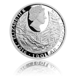 Niue / Silver Half Ounce 2016 Greater Mouse-eared Bat - obverse photo