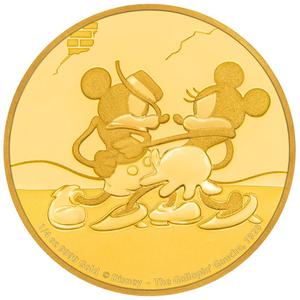 Niue / Gold Quarter Ounce 2017 Mickey - Gallopin' Gaucho - obverse photo