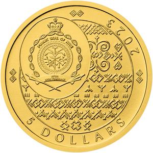 Niue / Gold Tenth-Ounce 2023 Slovakia Eagle - obverse photo