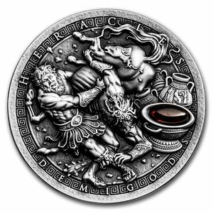 Niue / Silver Two Ounces 2021 Demigods - Heracles - reverse photo