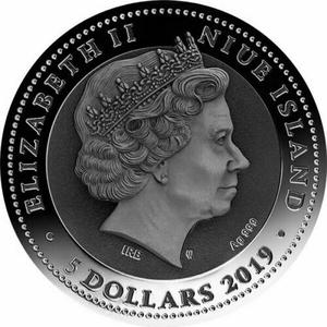 Niue / Silver Two Ounces 2019 Samurai Warriors - obverse photo