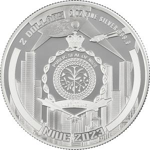 Niue / Silver Two Ounces 2023 The Punk Universe - Cyberpunk - obverse photo
