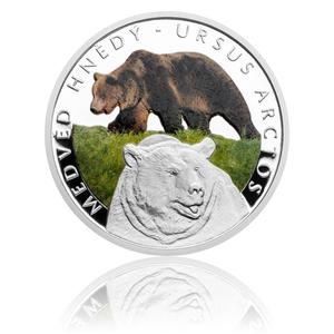 Niue / Silver Half Ounce 2016 Brown Bear - reverse photo