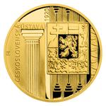 Gold Quarter Ounce 2020 Year 1920 - Constitution: Photo Coin, Niue, Gold Quarter Ounce 2020 Czechoslovak Constitution / thumbnail