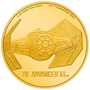 Niue / Gold Ounce 2020 Star Wars - TIE Advanced x1 - reverse photo