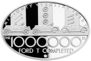 Niue / Silver Ounce 2015 Millionth Ford - reverse photo