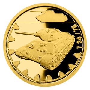 Niue / Gold Tenth-Ounce 2022 Armoured Vehicles - T-34/76 - reverse photo