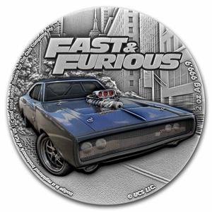 Niue / Silver Two Ounces 2023 The Fast and The Furious - reverse photo