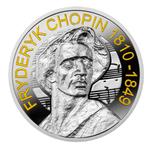 Silver Two Ounces 2015 Chopin: Photo Coin, Niue, Silver Two Ounces 2015 Chopin / thumbnail