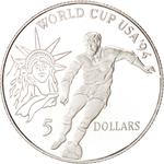 Five Dollars 1991 World Cup 1994: Photo Coin, Niue, Five Dollars 1991 World Cup 1994 / thumbnail