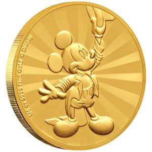 Niue / Gold Quarter Ounce 2019 Mickey Mouse - obverse photo