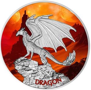 Niue / Silver Ounce 2020 Dragon - reverse photo