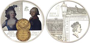 Niue / Silver Ounce 2014 Russian Emperor Paul I - obverse photo