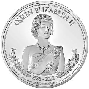 Niue / Silver Ounce 2022 Queen Elizabeth II - reverse photo