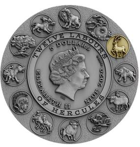 Niue / Silver Two Ounces 2020 Ceryneian Hind - obverse photo