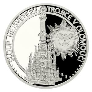 Niue / Platinum Ounce 2020 UNESCO - Holy Trinity Column - reverse photo