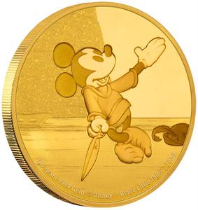 Niue / Gold Half Gram 2016 Mickey - Band Concert - reverse photo