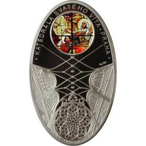 Niue / Silver Ounce 2011 Gothic Cathedrals - Svateho Vita - reverse photo