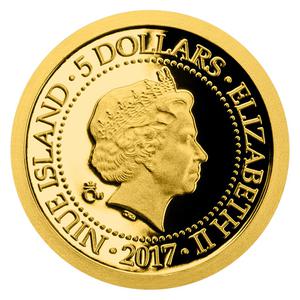 Niue / Gold Half Gram 2017 Brno - obverse photo