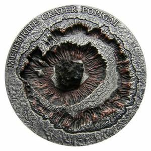 Niue / Silver Ounce 2016 Popigai Crater - reverse photo