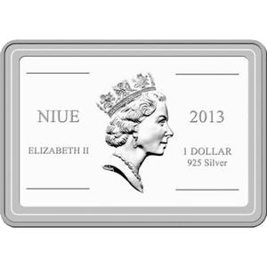 Niue / Silver Ounce 2013 Pufferfish - obverse photo