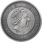 One Dollar Silver 2019 Attendant Angel: Photo Coin, Niue, One Dollar Silver 2019 Attendant Angel / thumbnail