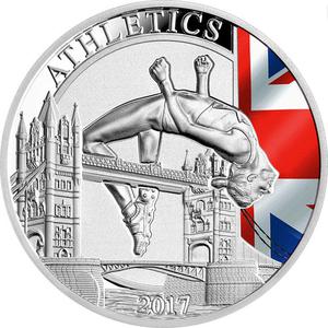 Niue / One Dollar Silver 2017 Athletics - reverse photo
