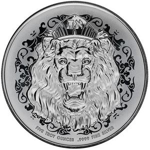 Niue / Silver Five Ounces 2025 Roaring Lion of Judah - reverse photo