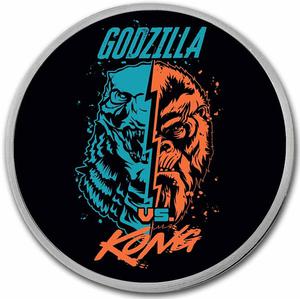 Niue / Silver Ounce 2021 Godzilla vs Kong - Face-Off - reverse photo
