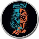 Niue / Silver Ounce 2021 Godzilla vs Kong - Face-Off - reverse photo