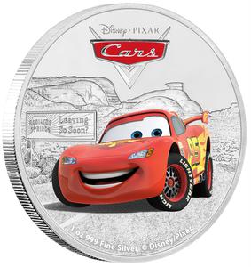 Niue / Silver Ounce 2017 Cars - Lightning McQueen - reverse photo