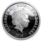 Silver Ounce 2019 Kermit the Frog: Photo Coin, Niue, Silver Ounce 2019 The Muppets -  Kermit / thumbnail
