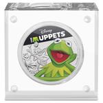 Silver Ounce 2019 Kermit the Frog: Photo Coin, Niue, Silver Ounce 2019 Kermit the Frog / thumbnail